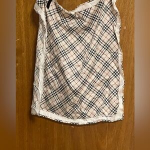 Burberry nova check  large handkerchief bandana scarf